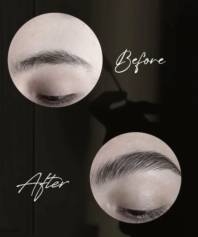 Réalisations de Tiphaine, cils et sourcils à domicile